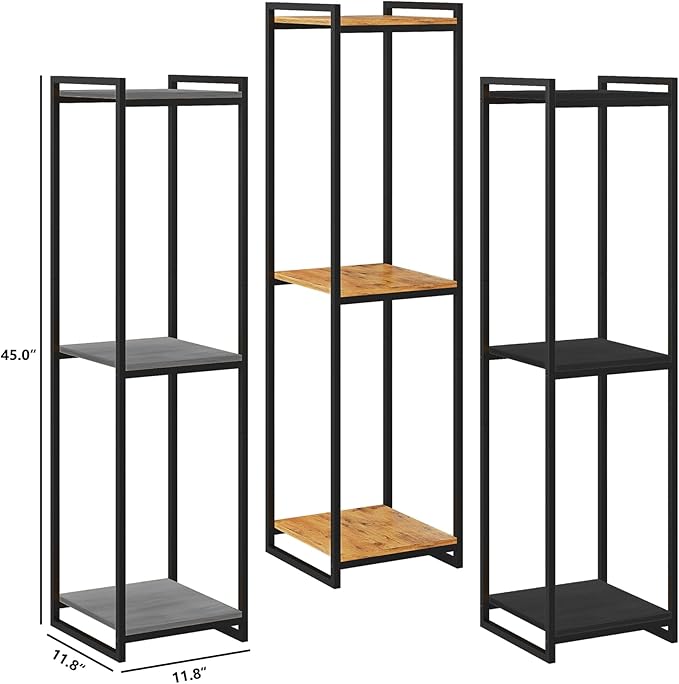 3-Tier Plant Stand Indoor, Oak Grey - Image 2