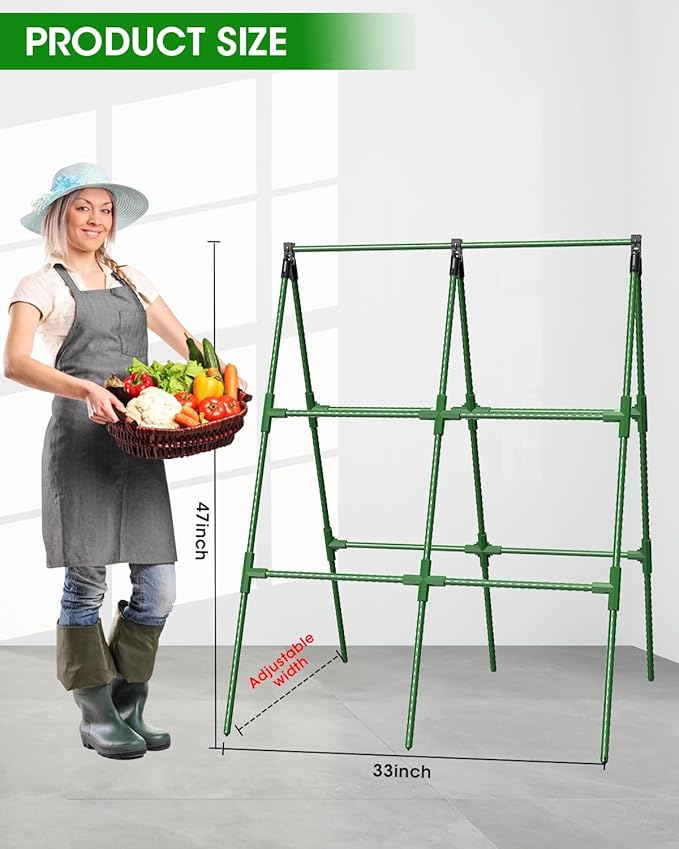 2 Pack Cucumber Trellis, Garden Trellis - Image 9
