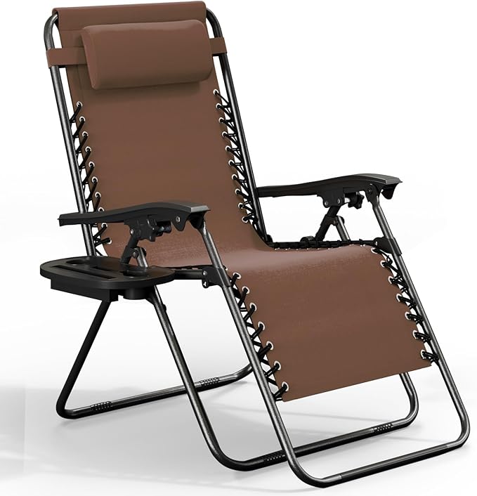 Nestl Zero Gravity Chairs, Portable Patio Lounge Chair Outdoor by Nestl