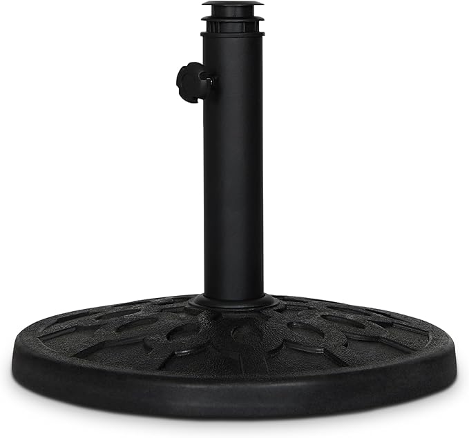 Backyard Expressions 20 lb Round Patio Umbrella Base – Heavy Duty Resin-Coated - Image 3