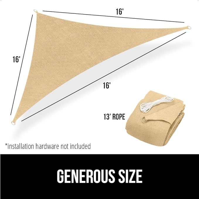 GORILLA GRIP Heavy Duty Sun Shade, UV Protection Fade Tear and Rust Resistant - Image 9