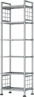 GIOTORENT 6-Wire Standing Storage Shelf, Metal Shelving Unit Pantry Rack by GIOTORENT