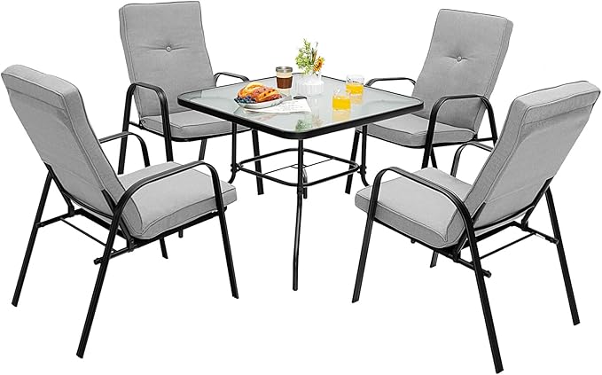 Tangkula 35" Patio Dining Table - Image 8