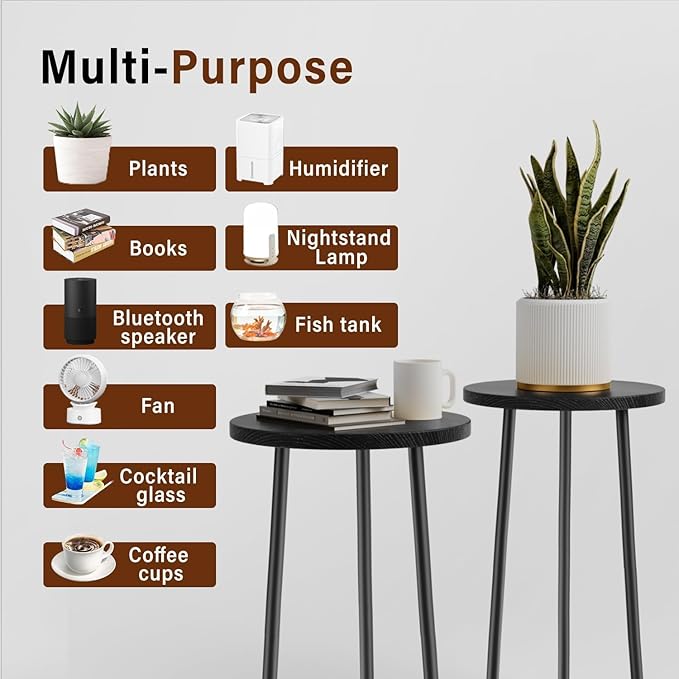 Plant Stand Indoor Outdoor: 2 Pack Indoor Plant Stand 20'' Convertible - Image 6