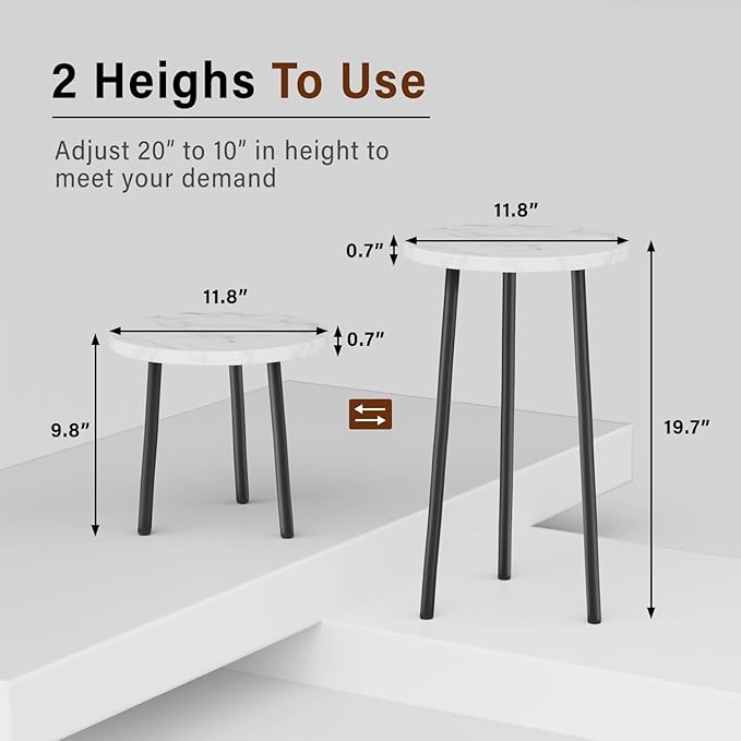 Plant Stand Indoor Outdoor: 2 Pack Indoor Plant Stand 20'' Convertible - Image 3