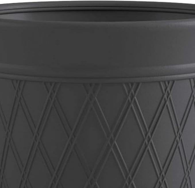 Suncast Lattice Hose Pot for Outdoor Garden Storage, Peppercorn - Image 7
