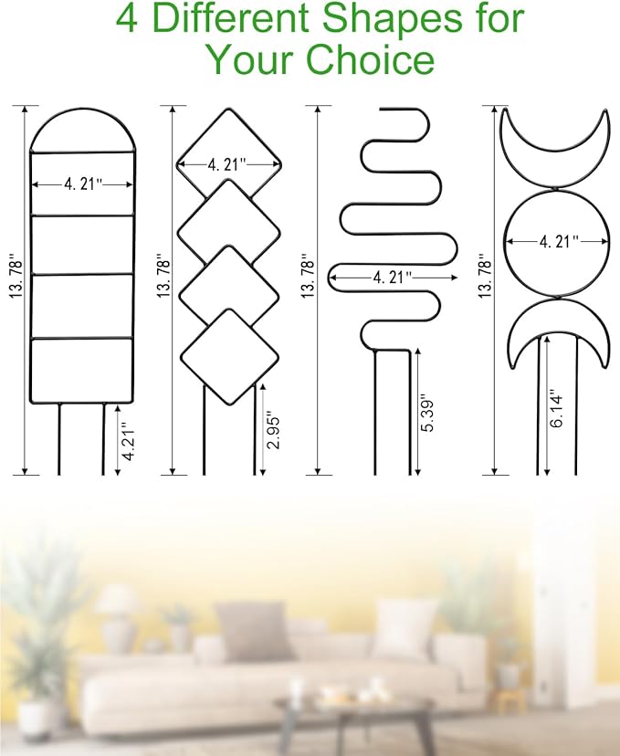 4 Pack Indoor Climbing Plant Trellis, Small Trellis - Image 2