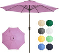 Ayge 9FT Large Outdoor Patio Umbrella Market Table Umbrella-UV Resistant by AYGE