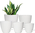 Plant Pots, 7/6.5/6/5.5/5 Inch Self Watering Planters, Pots by Vanslogreen