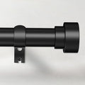 Time Forest Black Curtain Rods for Windows 32 to 150 Inch, 1 Inch Diameter by TimeForest