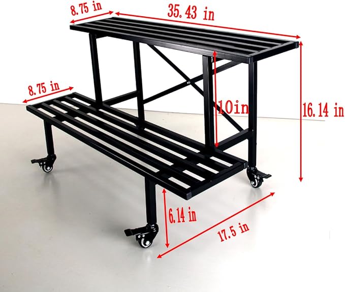 Zhongma 2 Tier Sturdy Metal Plant Stand - Image 6