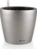 Dexceder 9x8 Inches Self Watering Planter Metallic Matte Indoor Outdoor by Dexceder