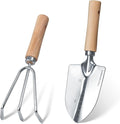 Garden Tool Set, 2 Pieces Stainless Steel Heavy Duty Garden Tools, Gardening Kit by HoHaing