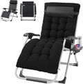 VINGLI 29" Padded Zero Gravity Chair, Lounge Chair by VINGLI