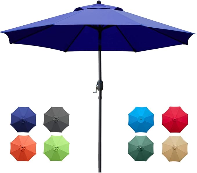 Sunnyglade 9Ft Patio Umbrella Outdoor Table Umbrella by Sunnyglade