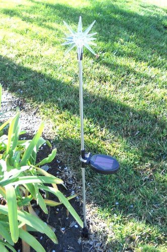 Solar Garden Stake Lights with Color Changing LED or Regular White LED by Ntertainment+House