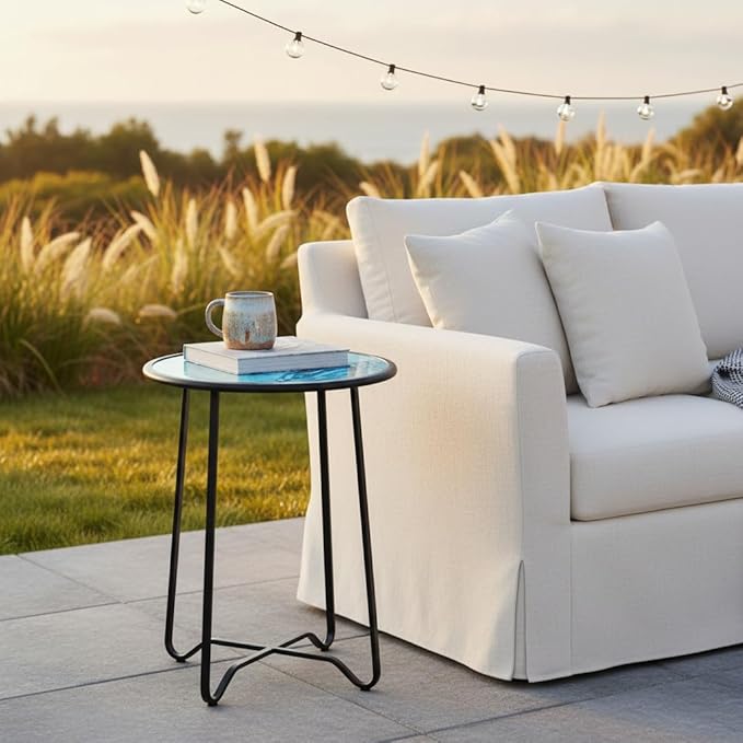 LIFFY Outdoor Side Table, Decorative Plant Stand & End Table - Image 5