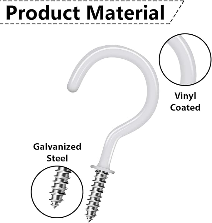 20 Pcs Ceiling Hooks for Hanging Plants - Image 9