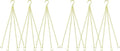 garini 6 Pack, 23 Inch Hanging Baskets Chain, Replacement Plant Hangers by garini