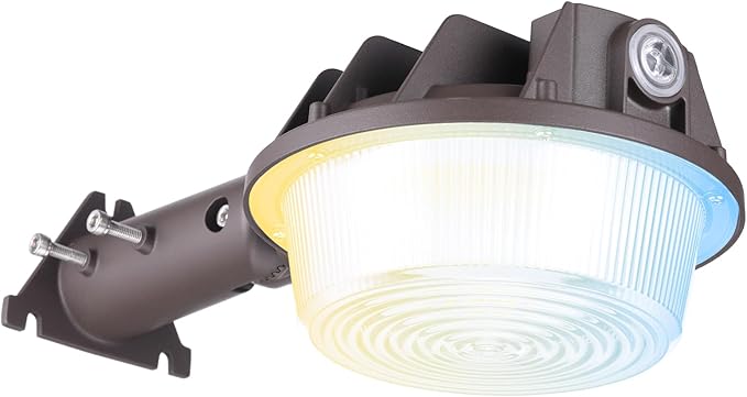 TORCHSTAR 3CCT LED Barn Light, Dusk to Dawn Area Lights by TORCHSTAR