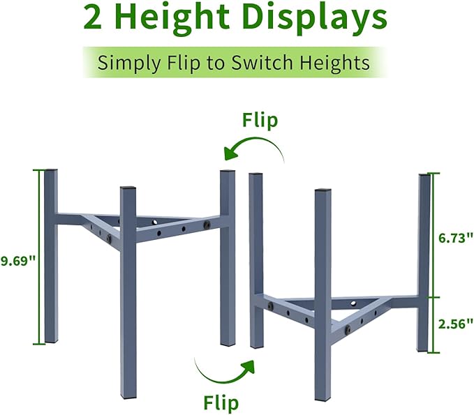 Aripark Plant Stand Indoor Adjustable, Metal Modern Plant Stands Small - Image 4