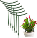 Mwellewm 10 Pack Plant Support Plant Stakes Metal Half Round Search Support by Mwellewm