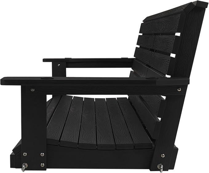 Poly Lumber 3-Seat Porch Swing, HIPS 5-Feet Bench Swing - Image 9
