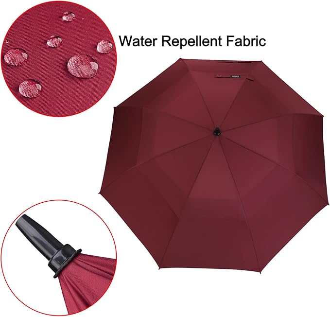 G4Free 47/54/62/68/72 Inch Automatic Open Golf Umbrella Oversize Extra Large - Image 5