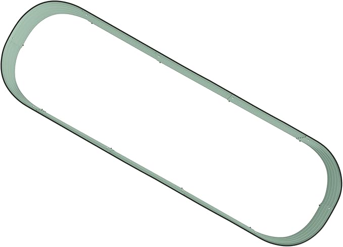 Outsunny 6.5' x 2' x 1' Galvanized Raised Garden Bed Kit, Outdoor Metal - Image 9