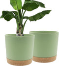 QCQHDU 12 inch Plant Pot, 2 Pack Planters by QCQHDU