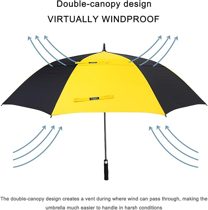 G4Free 47/54/62/68/72 Inch Automatic Open Golf Umbrella Oversize Extra Large - Image 5