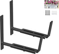 Y&M 2 Pack Adjustable Planter Box Brackets, Universal Window Box Brackets by YM