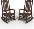 Oversized Rocking Chair Set of 2, Outdoor Rocking Chair by THOEOE