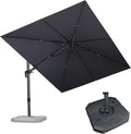 PURPLE LEAF 9' X 12' Right-left Tilt Patio Umbrella by PURPLELEAF