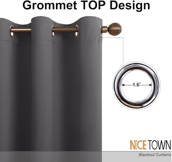 NICETOWN Sliding Patio Door Curtains - Image 2