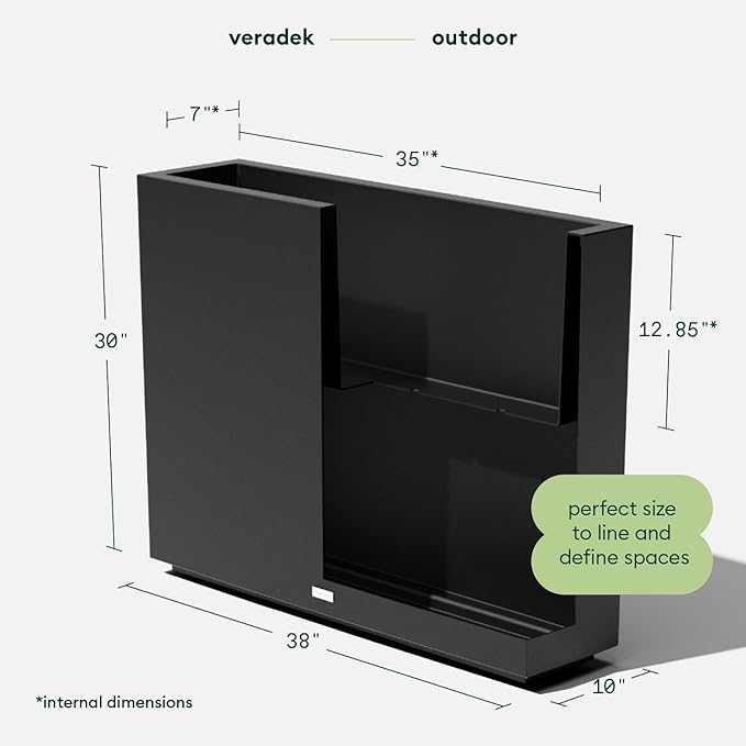 Veradek Block Series Span Plastic Planter - Image 2