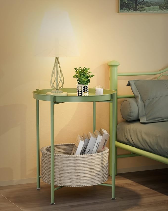 EKNITEY Small Side End Table - Image 2