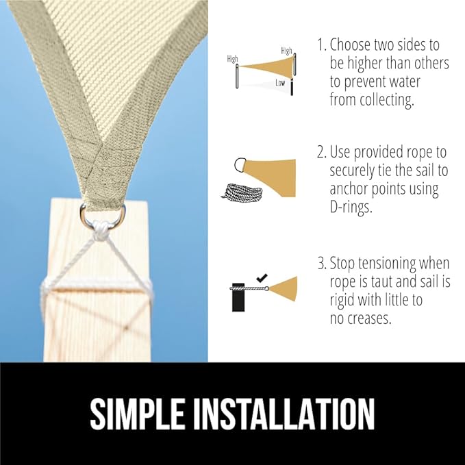 GORILLA GRIP Heavy Duty Sun Shade, UV Protection Fade Tear and Rust Resistant - Image 6