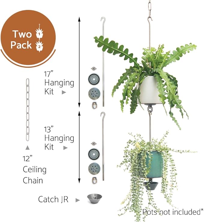 Two Pack, All-New Pot Hanging Kits + Accessories, Indoor/Outdoor, Build - Image 3