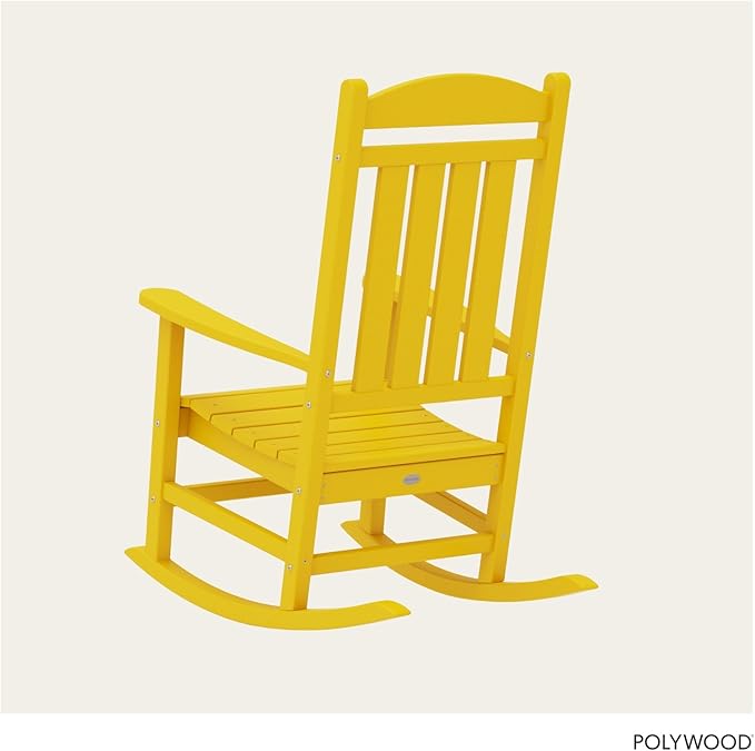 POLYWOOD R100LE Presidential Outdoor Rocking Chair - Image 4