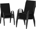 UDPATIO Patio Chairs Set of 8, Stackable Outdoor Dining Chairs by UDPATIO