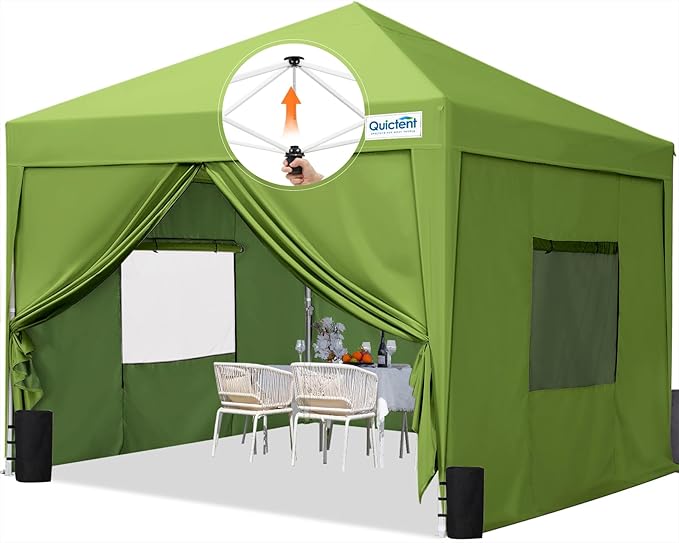 Quictent Privacy 8x8 Pop up Canopy Tent by QUICTENT