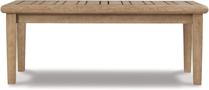 Signature Design by Ashley Gerianne Contemporary Outdoor Rectangular Cocktail - Image 4