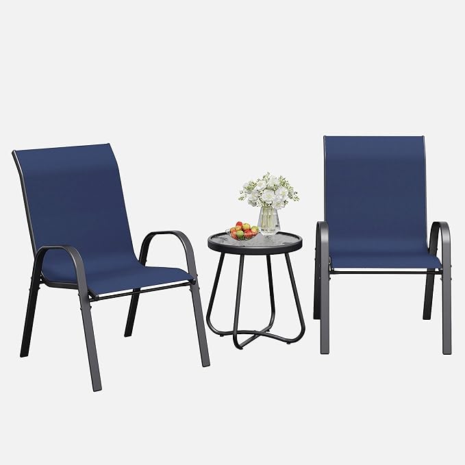 Patio Table and Chairs Set by VonzoyHome