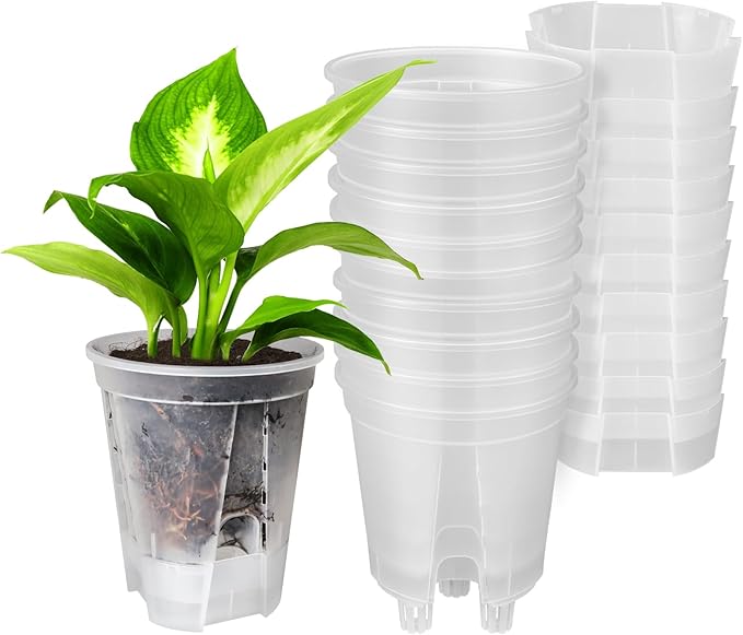 GREENPARA 5-Inch Self-Watering Plant Pots by GREENPARA