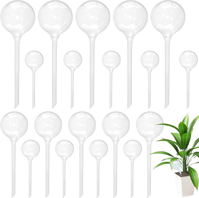 20 PCS Clear Plant Watering Globes, Plastic Watering Bulbs, Self Watering by Jgalnim