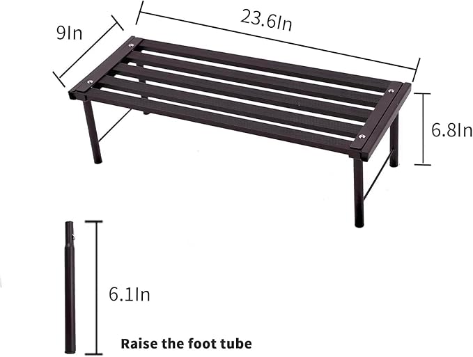 SBDSBD OUTEROOM Metal Plant Stand, Rust-proof Aluminum Flower Pot Stand - Image 3