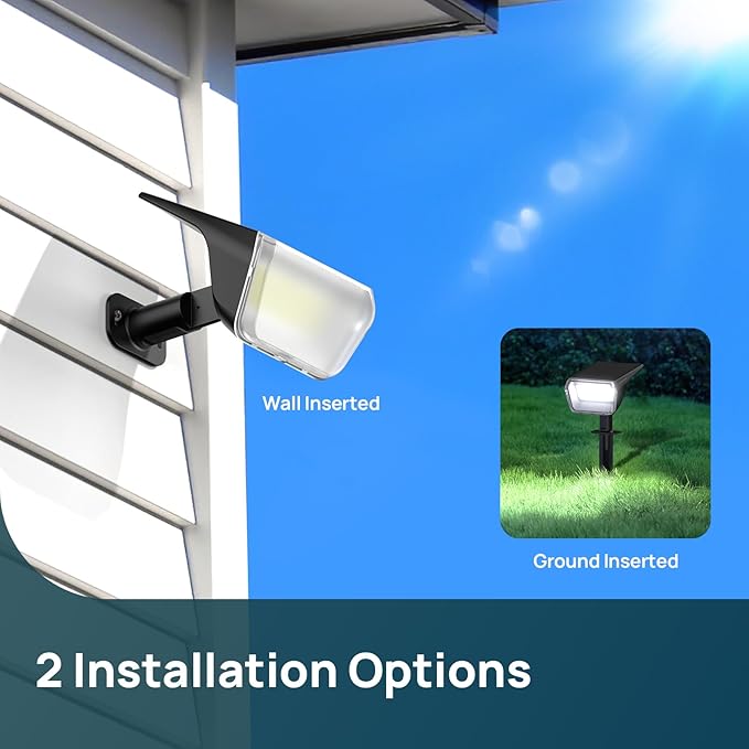 Linkind Solar Spot Lights Outdoor Waterproof IP67, 60 LED Solar Flood Lights - Image 5