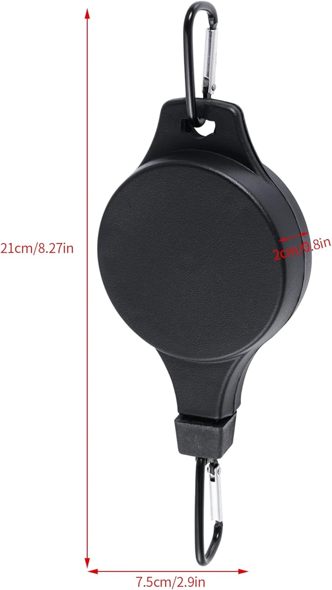 6pcs Plant Pulley Retractable Hanger Easy Reach Plant Pulley Adjustable Height - Image 2
