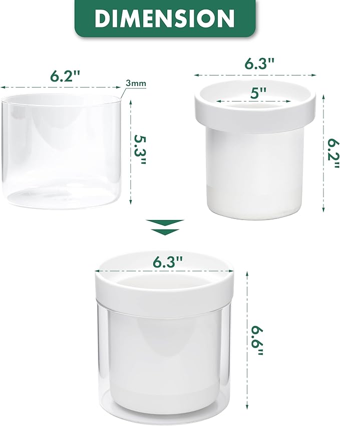 Phoenix Vine 6 Inch Self Watering Planter - Image 3